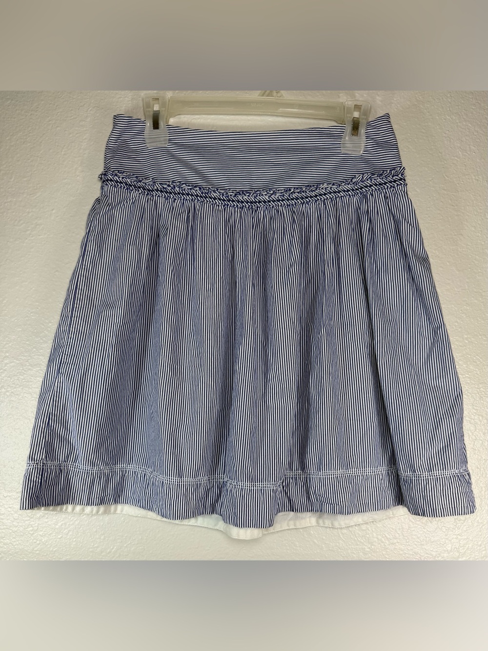 American Eagle Outfitters Blue-White Stripe Skirt Size 4